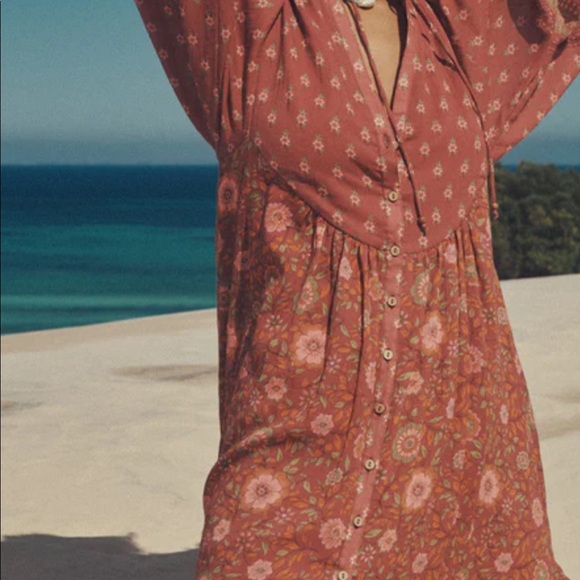 NWT Spell & The Gypsy Utopia Berry Gown - Picture 6 of 14